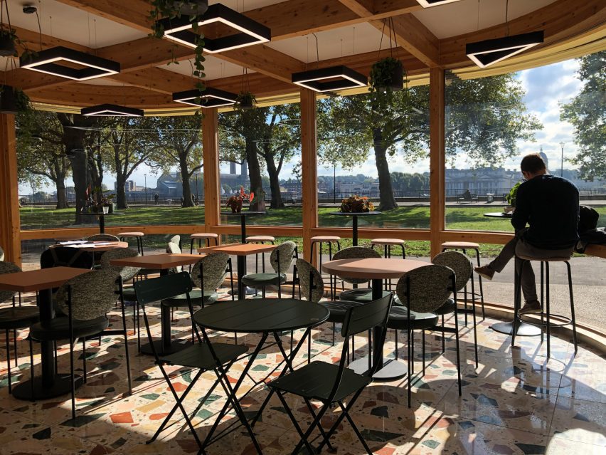 Docklands cafe by Makespace Architects