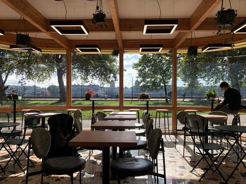 Docklands cafe by Makespace Architects
