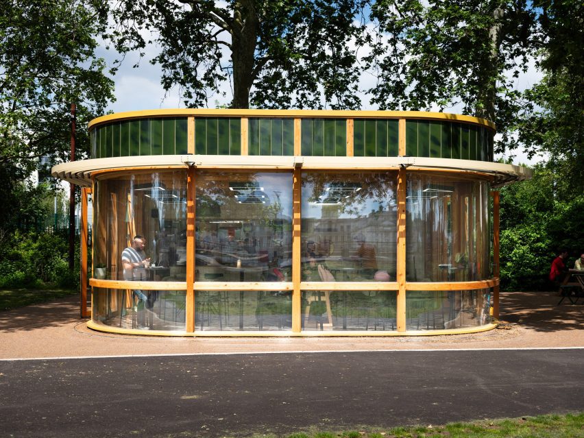 Docklands cafe by Makespace Architects