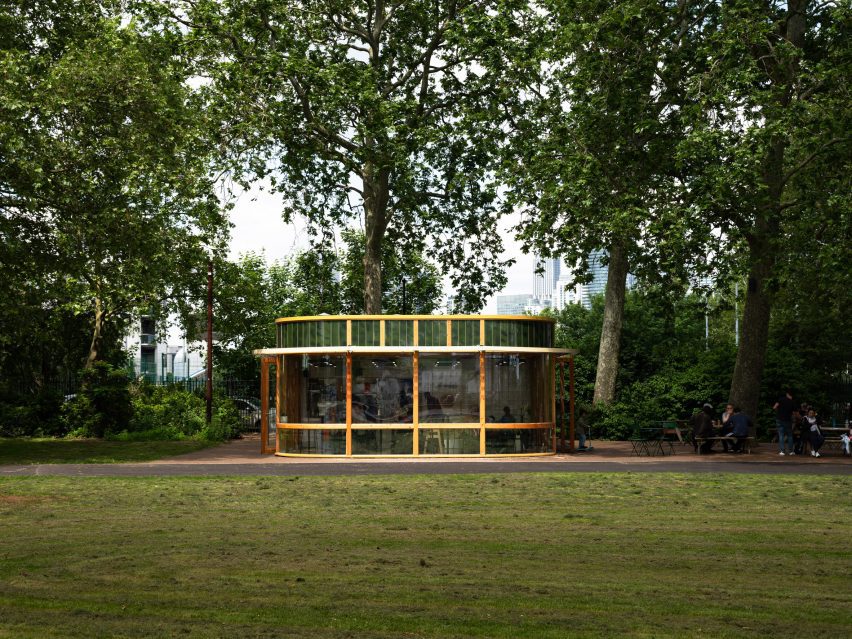 Docklands cafe by Makespace Architects