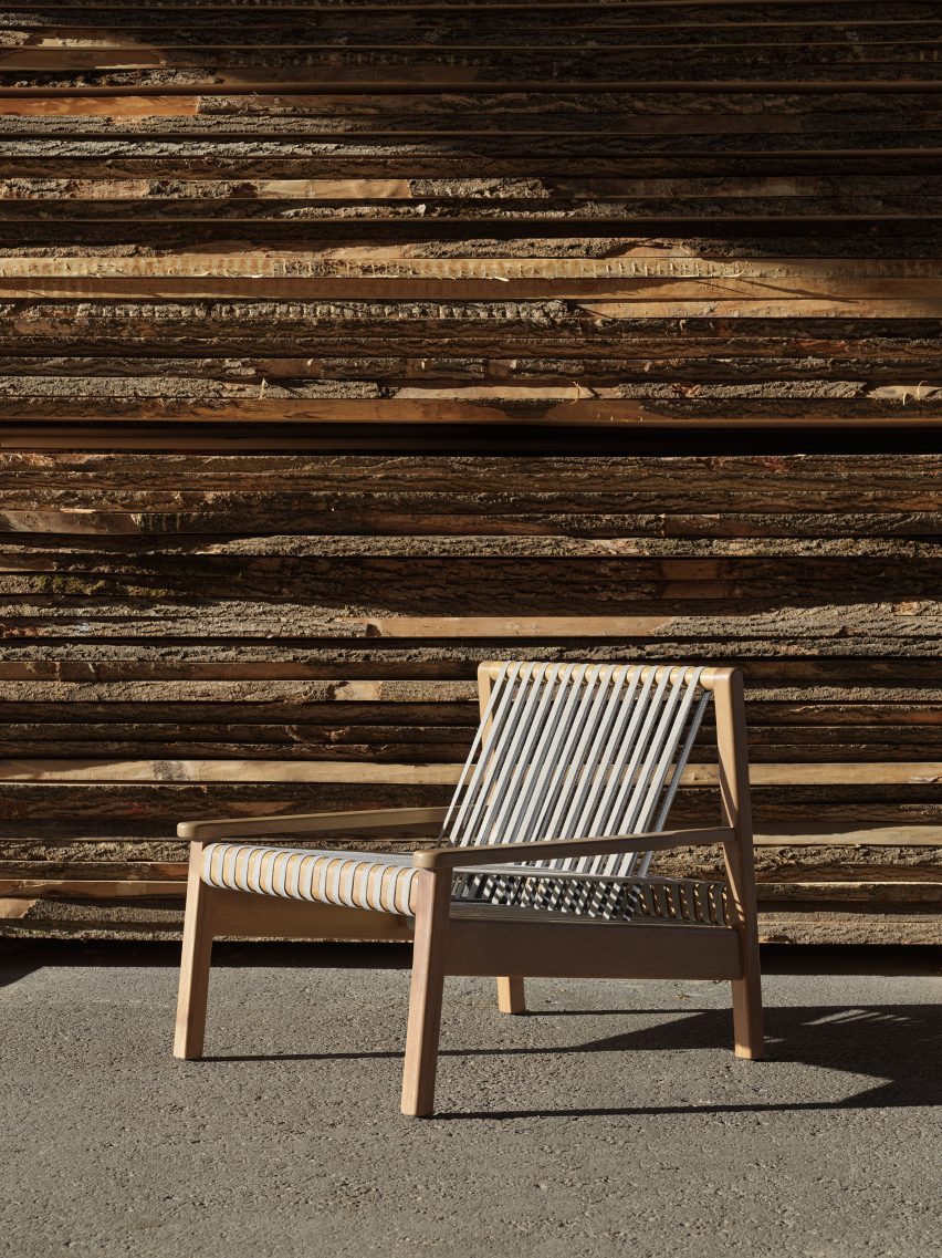 Eiger garden chair by Sebastian Alberdi for Füür