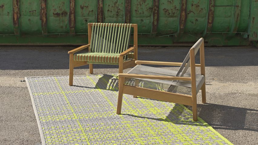Eiger garden chair by Sebastian Alberdi for Füür