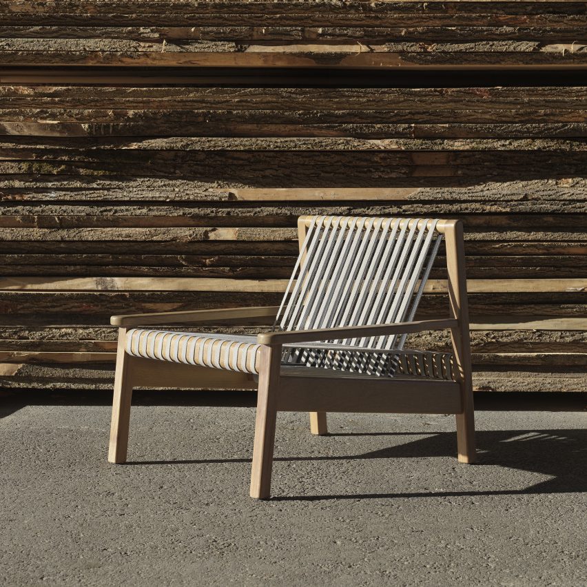 Eiger garden chair by Sebastian Alberdi for Füür