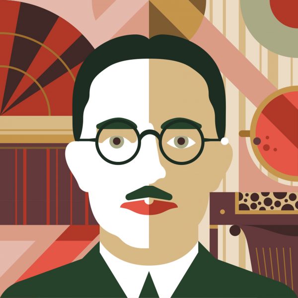Illustrated portrait of Émile-Jacques Ruhlmann