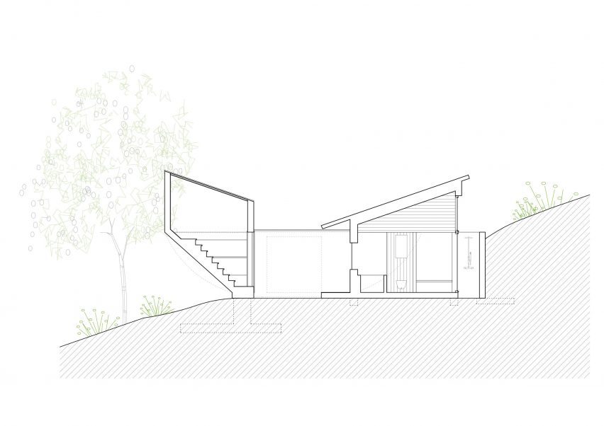 Section of Folly Fair Hill annexe by Rever & Drage