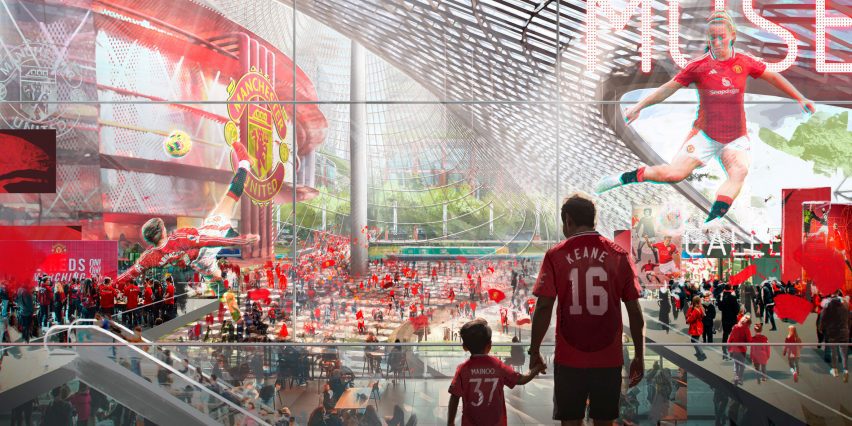 Manchester United football stadium by Foster + Partners