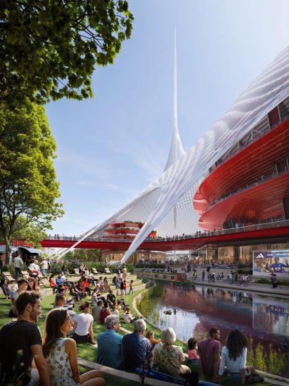 Foster + Partners Manchester stadium