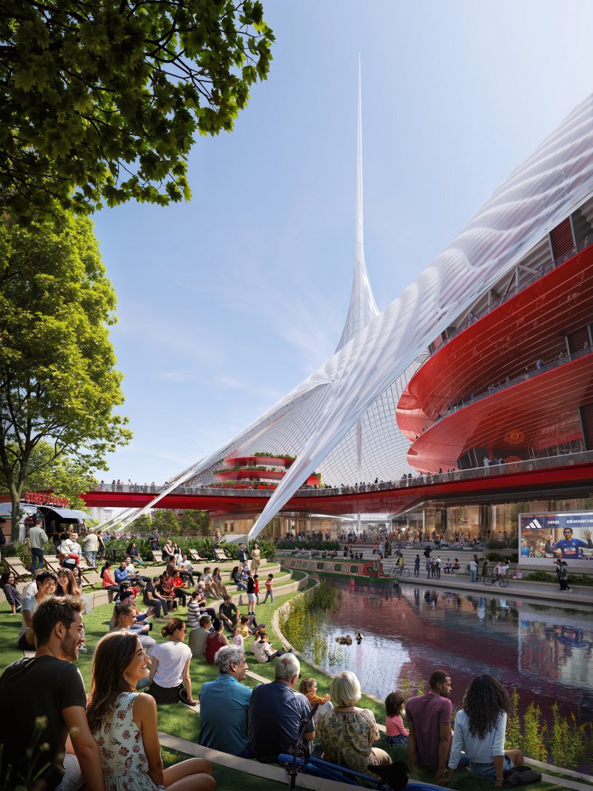Foster + Partners Manchester stadium