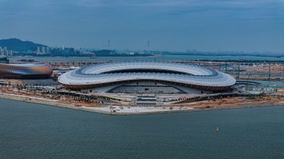 Stadium at the Greater Bay Area Sports Complex by Zaha Hadid Architects