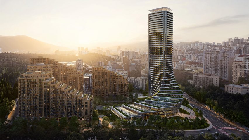 Cityzen Tower in Tbilisi by Zaha Hadid Architects