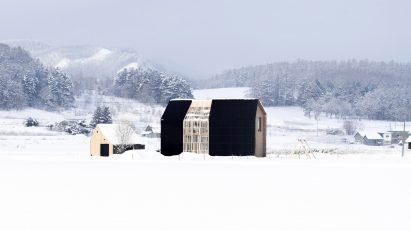 Exterior view of House W in Japan