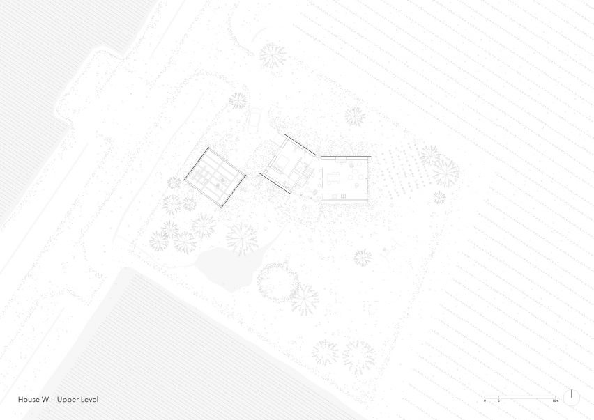 Plan of House W by Florian Busch Architects