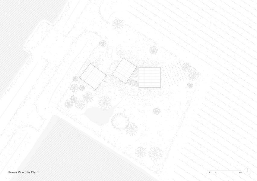 Plan of House W by Florian Busch Architects