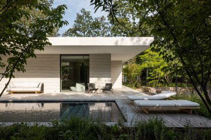 View of swimming pool at home by i29