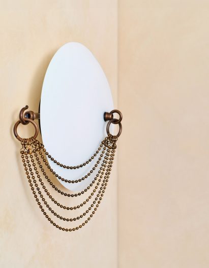 Light with a chain hanging around it