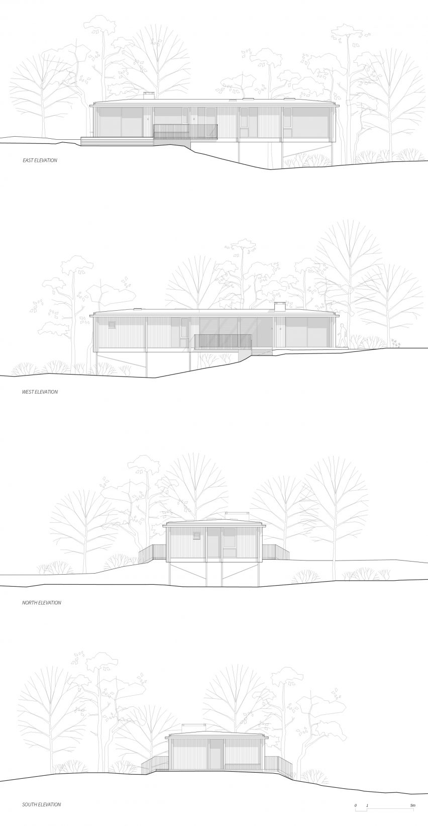 Elevation of Yngsjö by Johan Sundberg Arkitektur