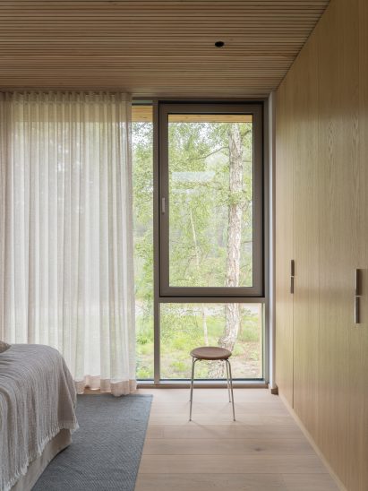 Bedroom interior of Yngsjö by Johan Sundberg Arkitektur