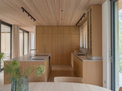 Kitchen interior of Yngsjö house in Sweden