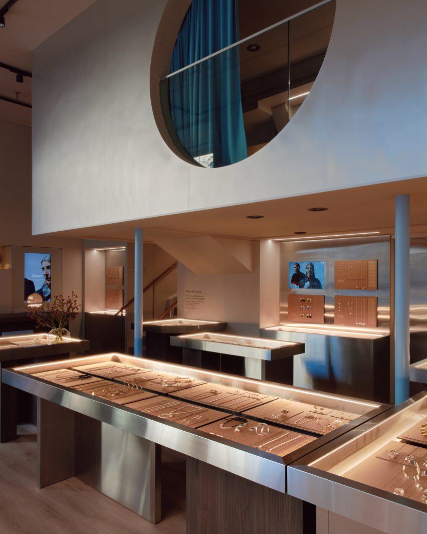 Kalevala flagship store in Helsinki, Finland by Yatofu.