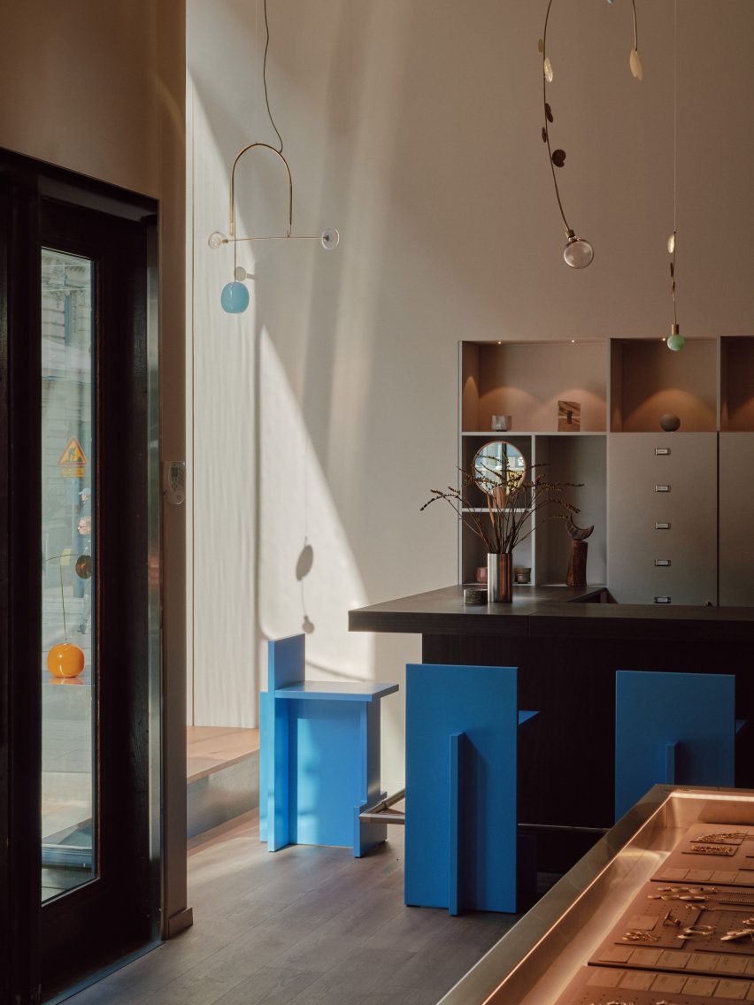 Interiors of the Kalevala flagship store in Helsinki, Finland by Yatofu.