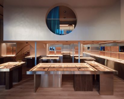 Kalevala flagship store in Helsinki, Finland by Yatofu.