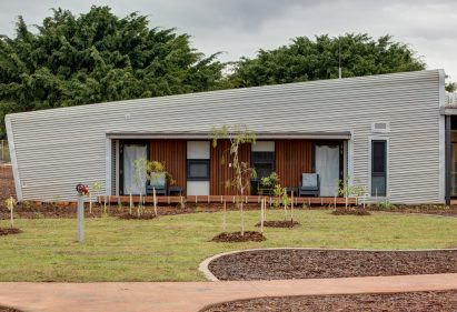 View of care unit within facility by Kaunitz Yeung Architecture