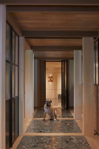 Terrazzo flooring
