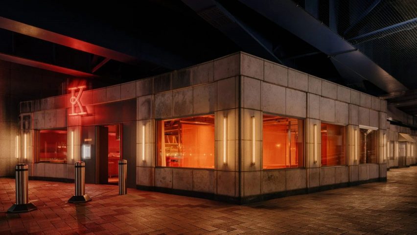 Canary wharf Kricket restaurant exterior London