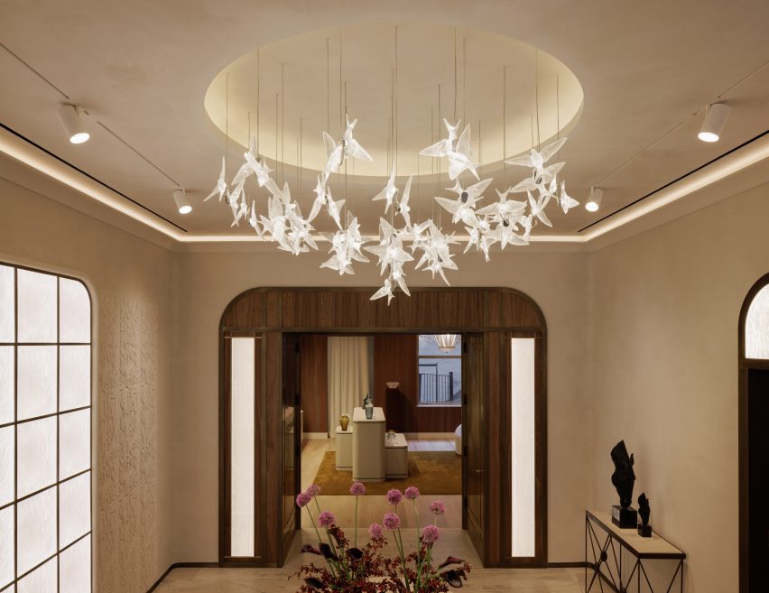 Lalique art deco New York townhouse