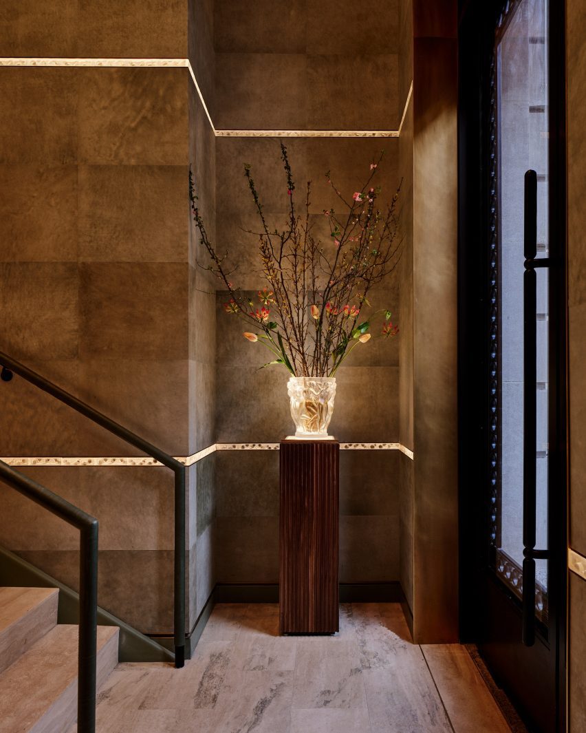 Lalique art deco New York townhouse