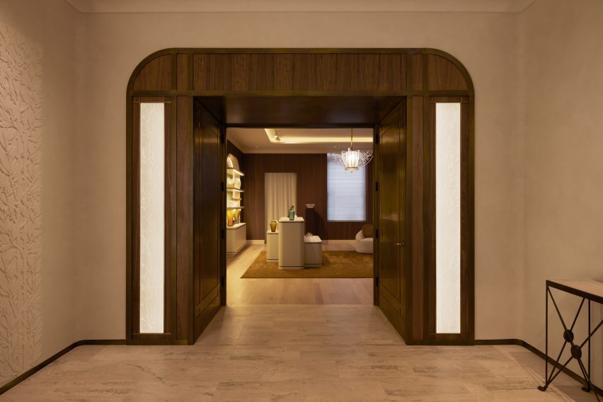 Lalique art deco New York townhouse
