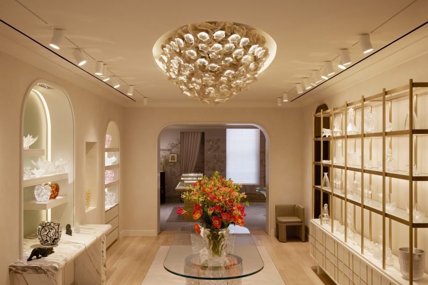 Lalique art deco New York townhouse