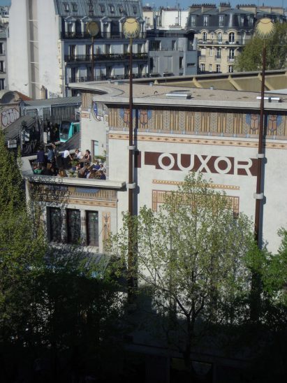 Exterior of Le Louxor cinema
