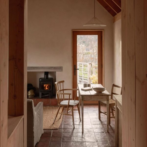 Scottish cottage with wooden elements