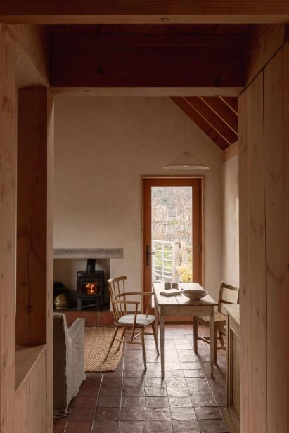Scottish cottage finished with natural materials