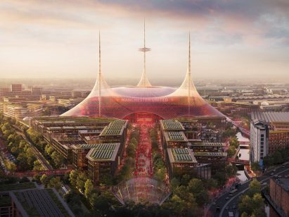 Manchester United football stadium by Foster + Partners