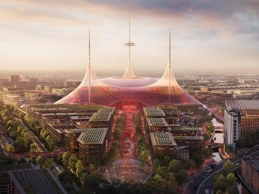 Manchester United football stadium by Foster + Partners