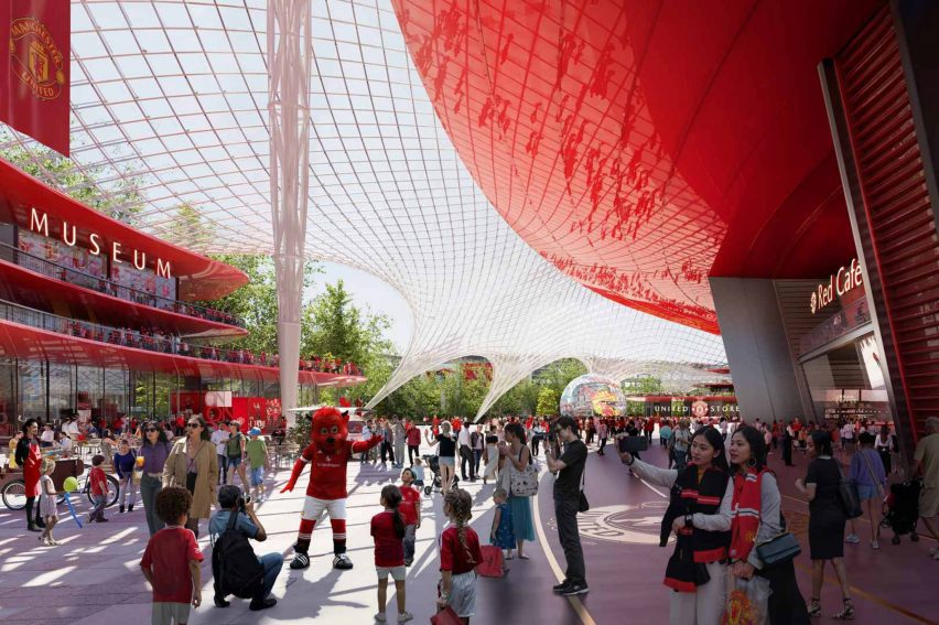 Manchester United football stadium by Foster + Partners