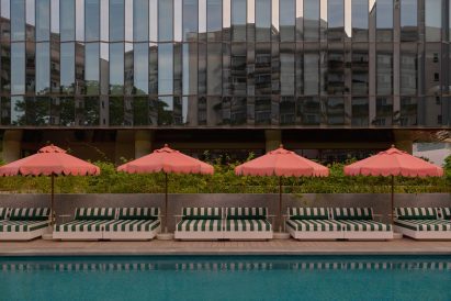 Rooftop pool at The Standard Singapore