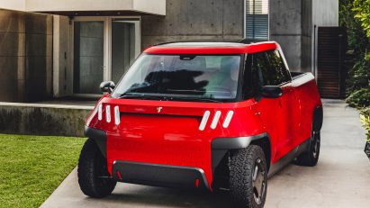 MT1 Electric truck prototype in red