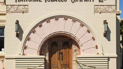 Art deco National Tobacco Company Building in Napier