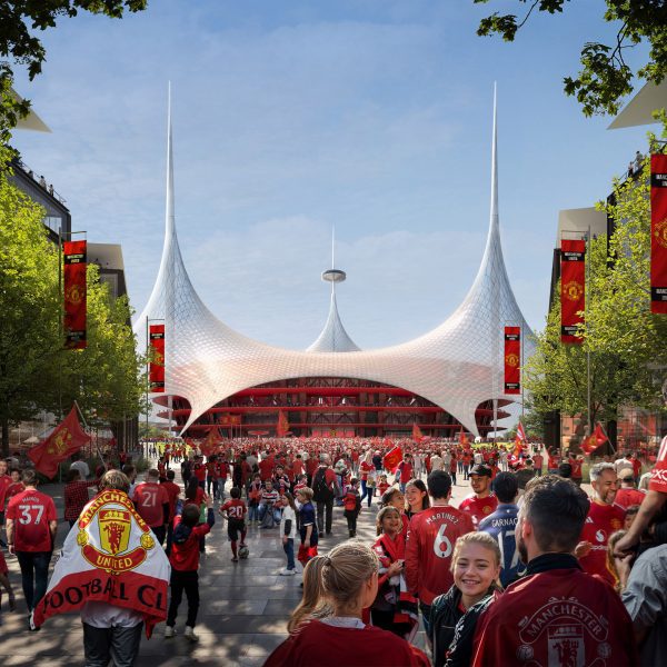 Manchester United football stadium by Norman Foster