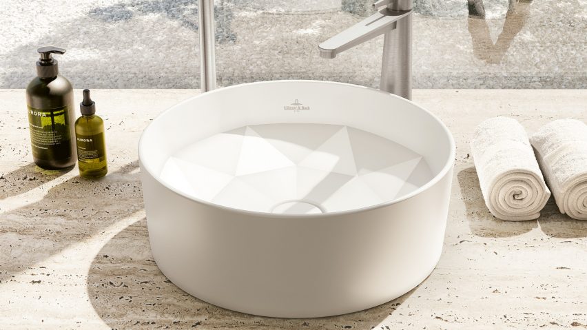 Octagon surface-mounted washbasin by Villeroy & Boch