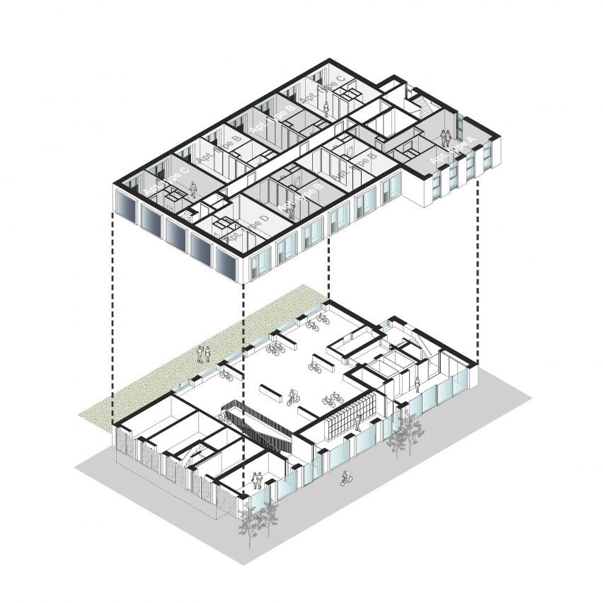 Plan of The Jay by OMA