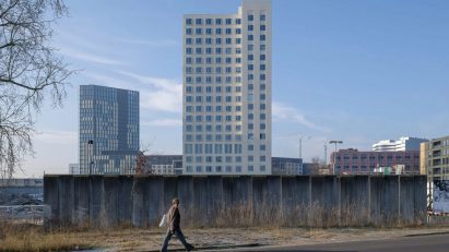 Residential tower on old prison site Amsterdam