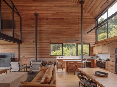 Double-height kitchen