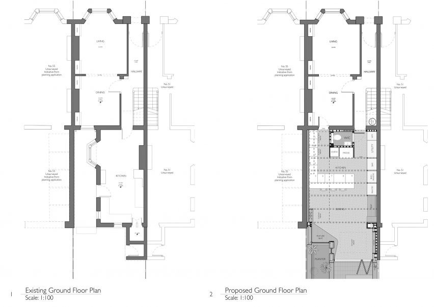 Plan of Clay House by Pensaer