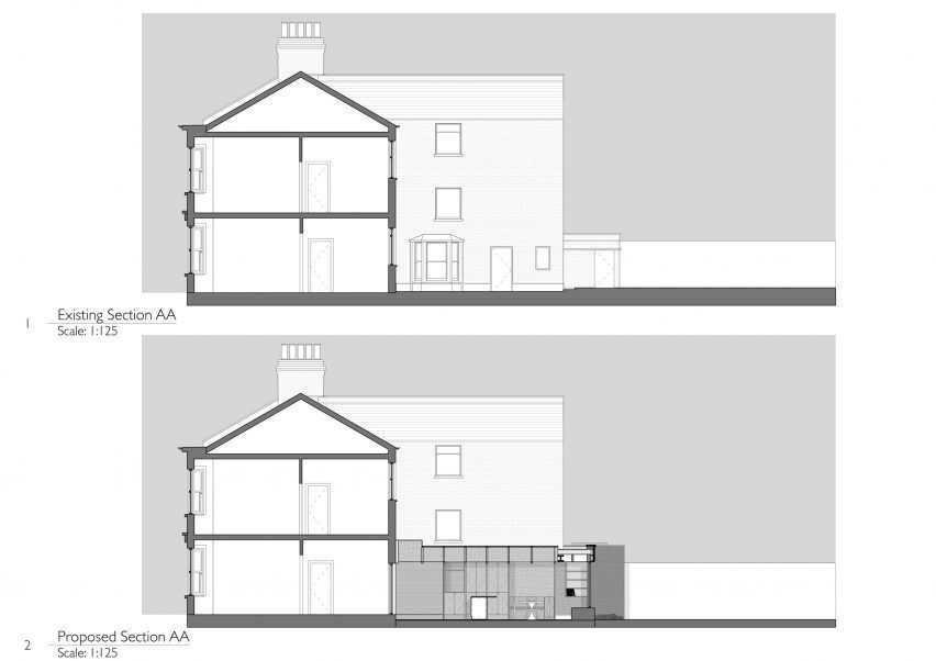 Section of Clay House by Pensaer