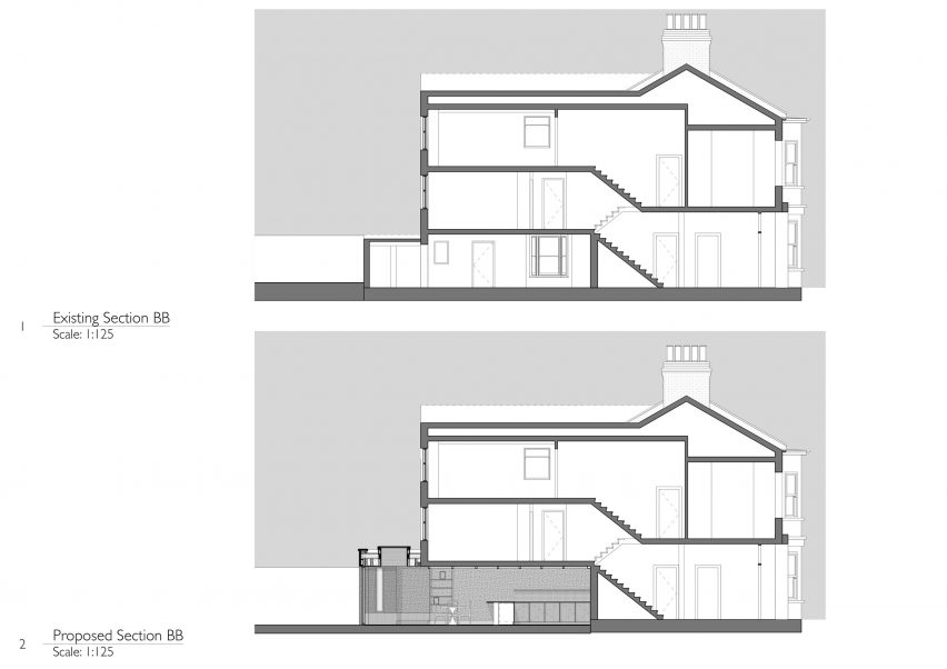 Section of Clay House by Pensaer