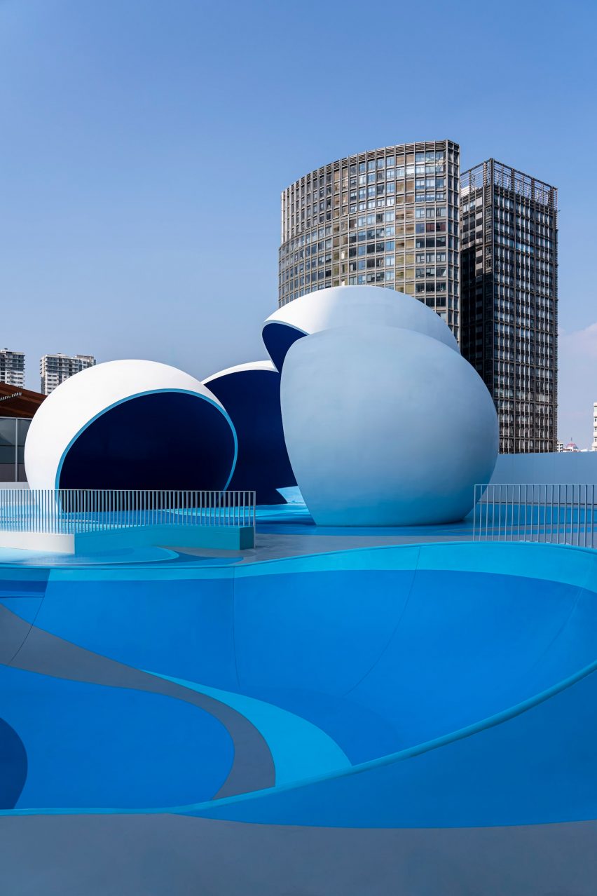 Qingdao Mixc skatepark by Within Beyond Studio